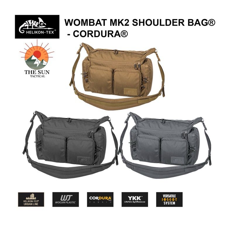 กระเป๋าสะพาย Helikon-Tex รุ่น WOMBAT Mk2® Shoulder Bag