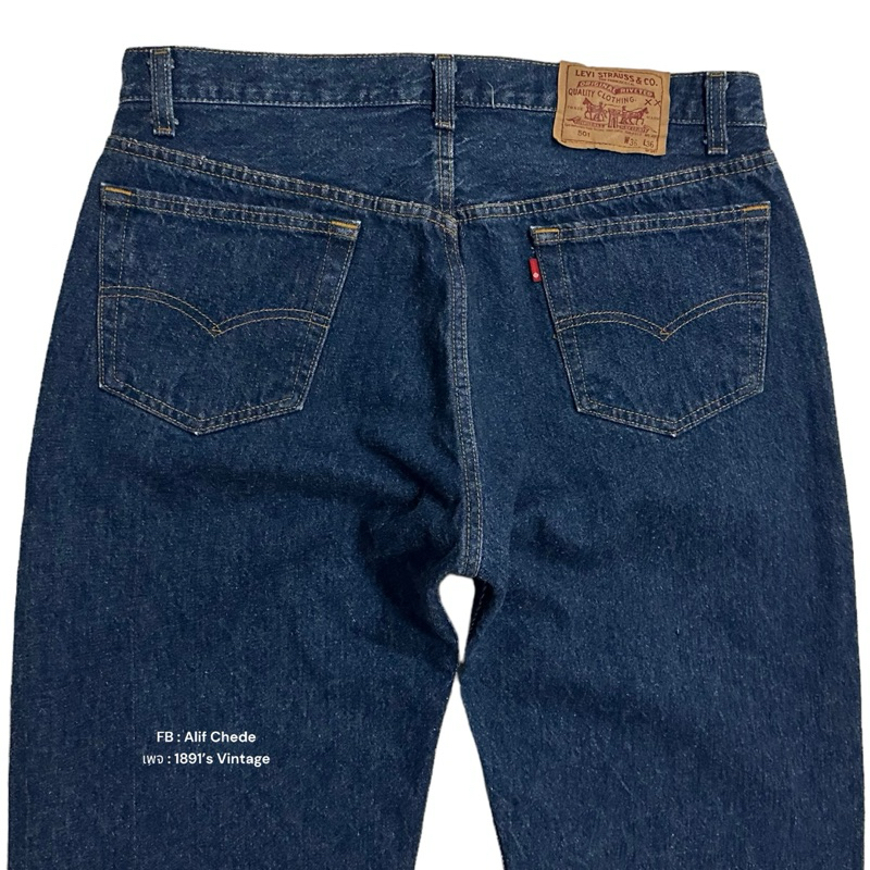90'S Levi's 501-0115 Straight Denim Pants Made in USA Women's M (w27) Vintage cotton blue type Vintage Second Hand