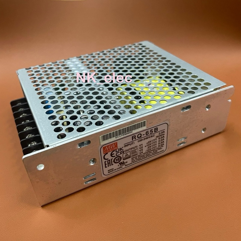 RQ-65B Switching Power Supply +5V 6A -5V 0.5A +12V 2A -12V 0.5A