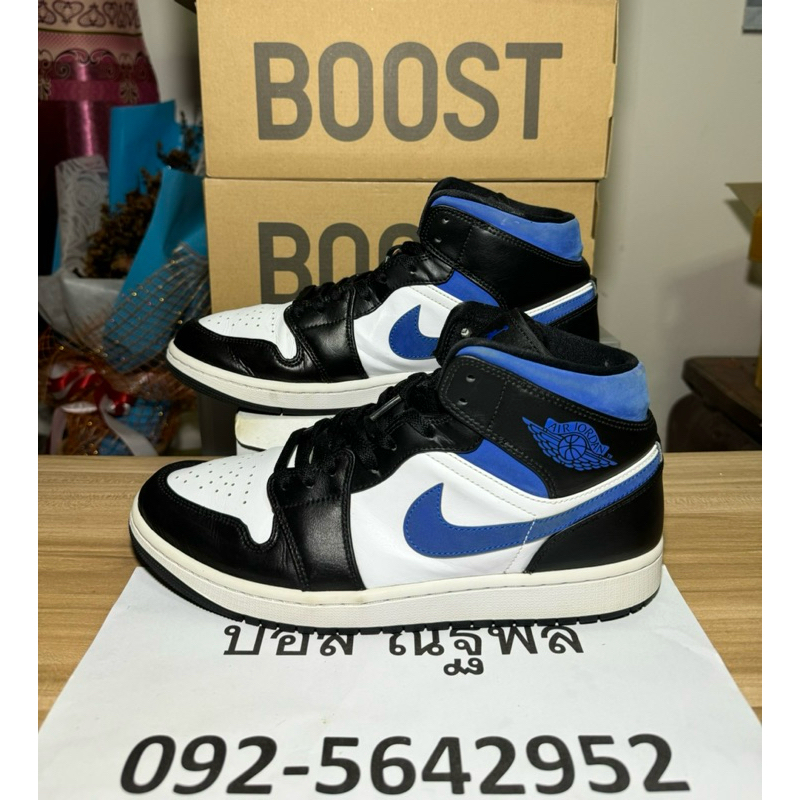 Jordan 1 44/28.0 Mid Racer Blue