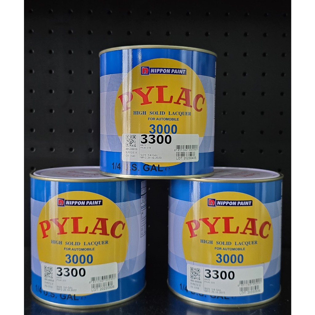 สีพ่นไพแลค 3000 สีพ่นรถยนต์ สีแห้งเร็ว PYLAC 3000 - ขนาด 0.946 ลิตร