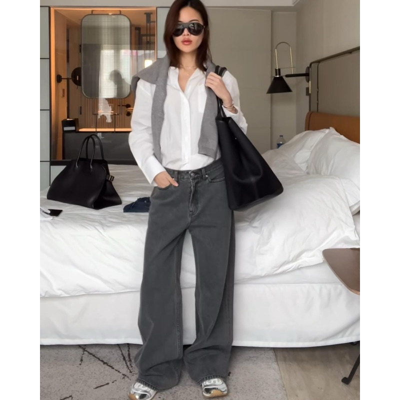 aimerwoman essential oversized shirt