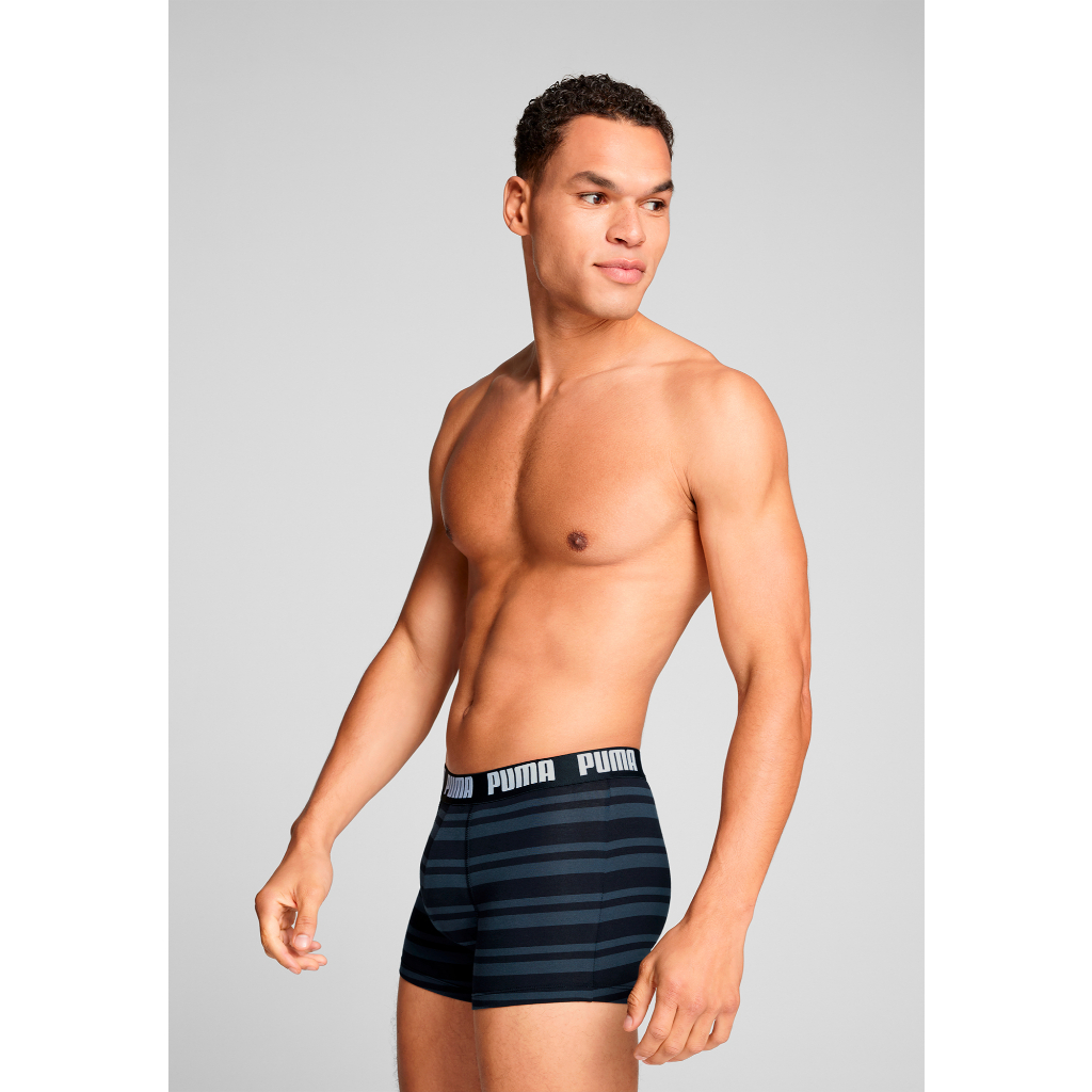 PUMA กางเกงชั้นในชาย บ๊อกเซอร์ MEN EVERYDAY HERITAGE STRIPE BOXER 2 ตัว/แพ็ค - 701230010