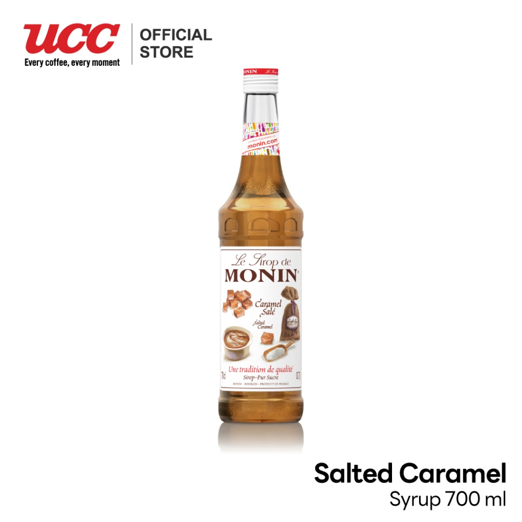 MONIN Salted Caramel Syrup น้ำเชื่อมกลิ่นซอลเตสคาราเมล 700ml.