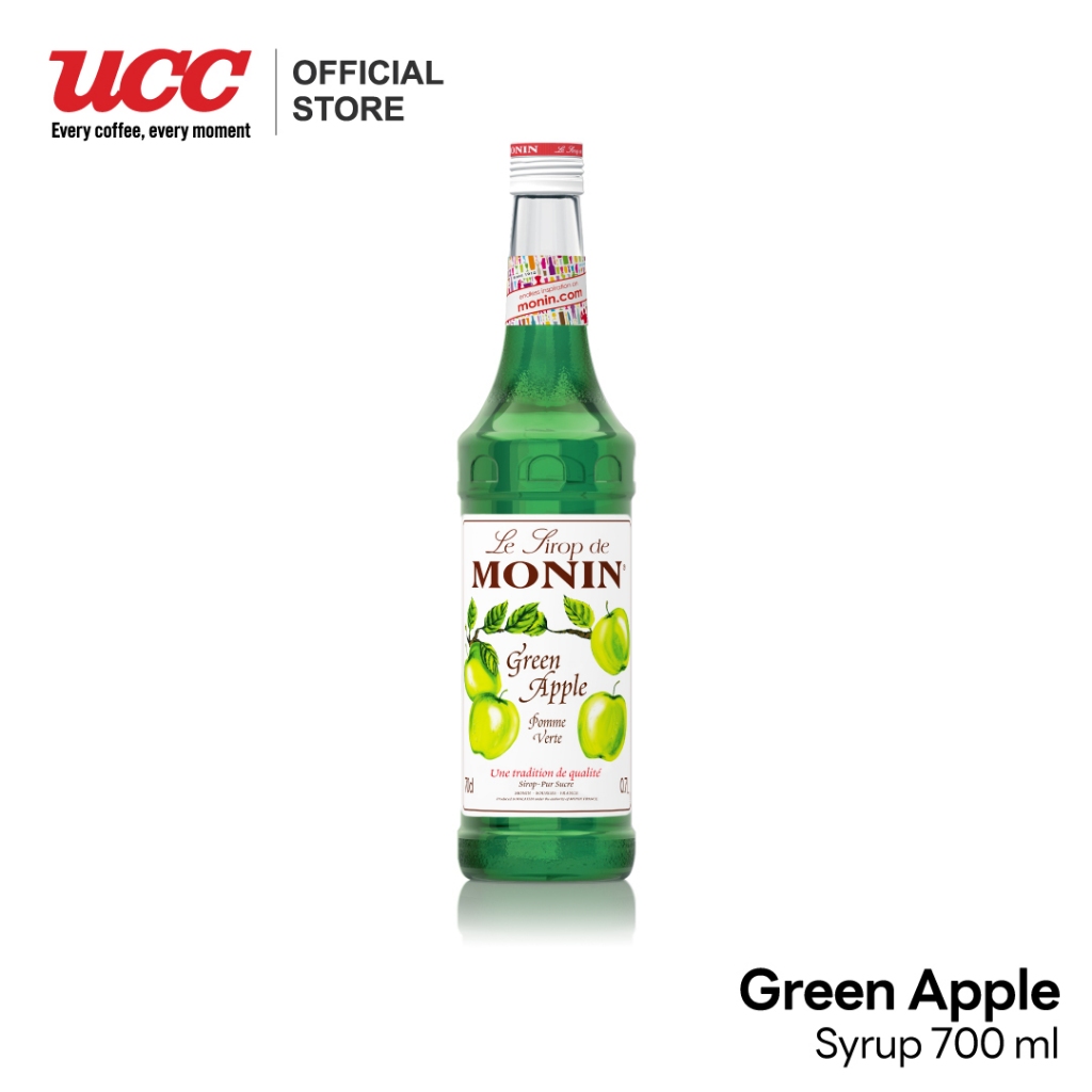 MONIN Green Apple Syrup น้ำเชื่อมกลิ่นแอปเปิ้ลเขียว 700ml.