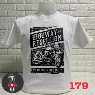 เสื้อยืดลาย คอตต้อน 100% ลายสกรีน สวมใส่สบาย ราคาไม่แพง