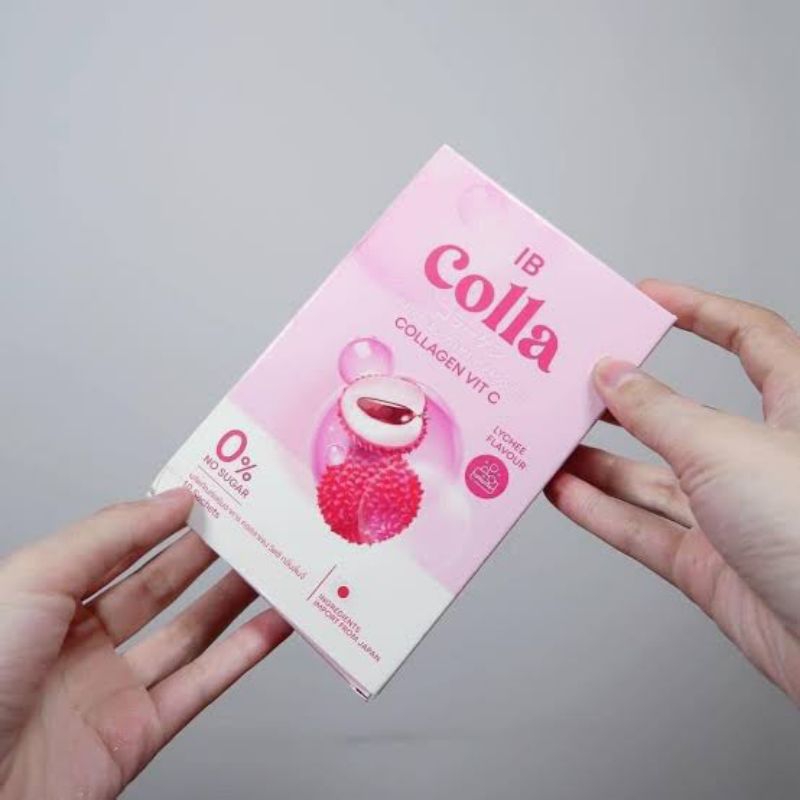 ไอบีคอลลาเจนคอลลาเจน วิตซี กลิ่นลิ้นจี่ IB Colla COLLAGEN ผิวกระจ่างใส🌕