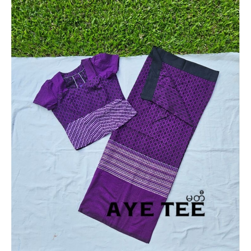 06မွန်ဇာဝမ်းဆက် ชุดพื้นเมือง ชุดมอญ SIZE:L