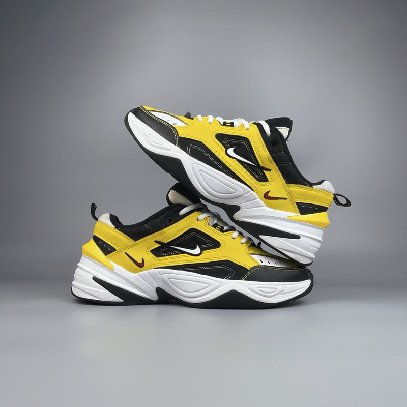 รองเท้ามือสอง Nike M2K Tekno Yellow ของแท้𝟏𝟎𝟎%  ▫️𝐒𝐢𝐳𝐞: 42𝐞𝐮 |  26.5𝐜𝐦