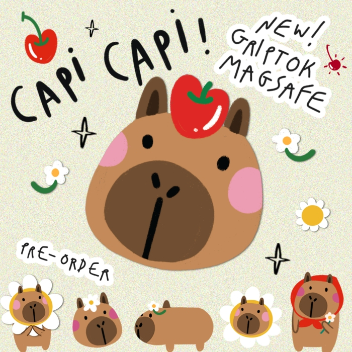 [Pre-order] Magsafe Griptok Capryyyy is happy Limited Edition