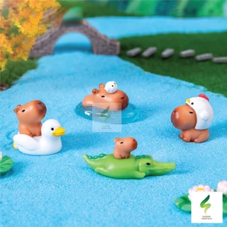 ตุ๊กตา คาปิบาร่า Capybara Capibala น่ารัก Micro-landscape Creative สำหรับตกแต่งสวนถาด ตกแต่งบ้าน อื่นๆ