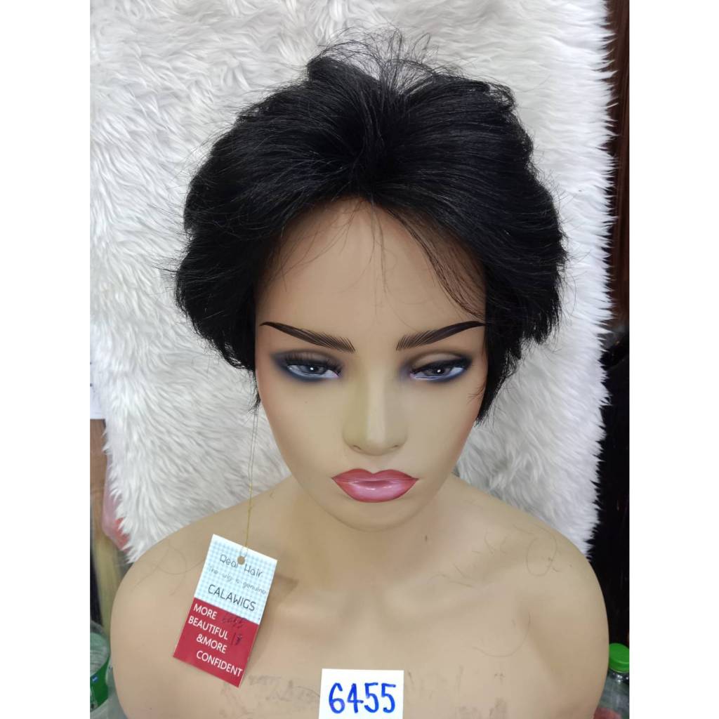 ผมแท้6455 วิกแท้ วิกผมแท้ทอมือจุดกลางทำจากผมแท้100% สินค้าส่งในไทย พร้อมส่ง