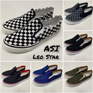 รองเท้าผ้าใบ สลิปออน Leo Star รุ่น ASI Size37-45 พร้อมส่ง!!