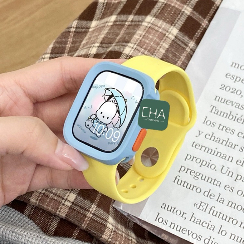 เคสแบบนิ่ม สไตล์มินิมอล สําหรับ Apple watch series 11 10 9 8 Ultra 7 6 SE 5 4 3 ขนาด40/41/44/45/46mm เคสซิลิโคน Armor ราคา ถูกที่สุด ดีลบีเคเค แกลเลอรีภาพที่ 6
