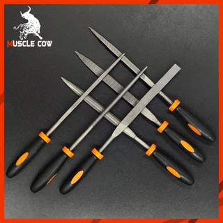 MUSCLE COW ตะไบ ชุดตะไบ ขนาด 4 นิ้ว 8 นิ้ว ตะไบแบน ตะไบเหลี่ยม ตะไบกลม ตะไบเหล็ก งานละเอียด