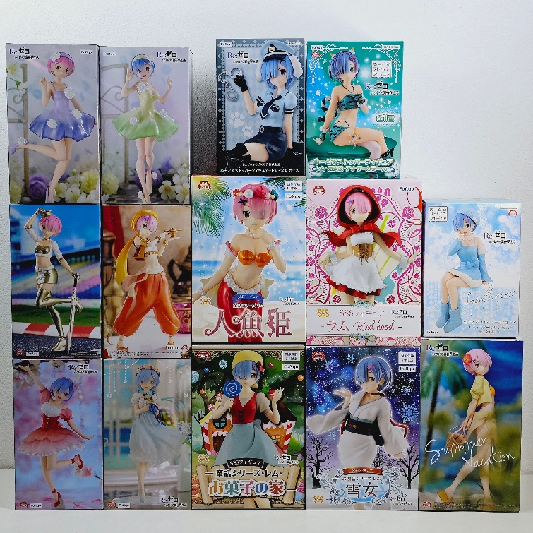[ฟิกเกอร์แท้] Re:Zero kara Hajimeru Isekai Seikatsu - Ram/Rem - Super Special Series/Noodle Stopper/Trio-Try-iT (FuRyu)