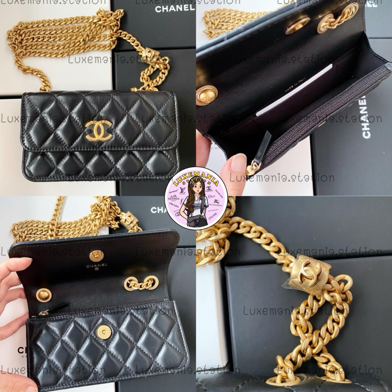 👜: New!! Chanel Phone Holder WOC‼️ก่อนกดสั่งรบกวนทักมาเช็คสต๊อคก่อนนะคะ‼️