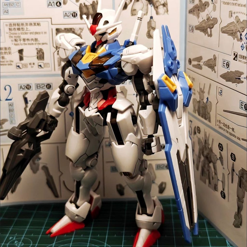 กันดั้มแอร์เรียล กันดั้ม โมเดลกันดั้ม HG GUNDAM 1/144 AERIAL Fighter 03 แบบประกอบ