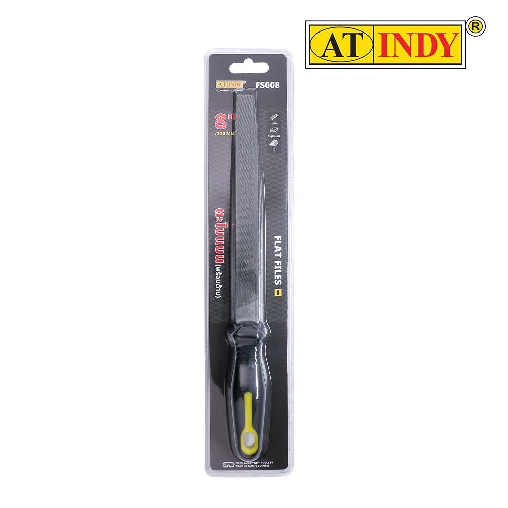 AT INDY Flat Files ตะไบแบน พร้อมด้าม FS006(6″),FS008(8″),FS010(10″),FS012(12″) ราคา ถูกที่สุด ดีลบีเคเค แกลเลอรีภาพที่ 6
