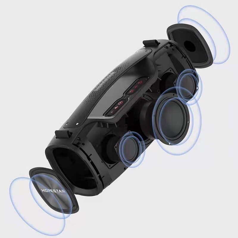 Hopestar A6X ลำโพงบลูทูธ ของแท้ 100%! เป็นที่นิยม/เสียงร็อค/เสียงเบส ได้3โหมด