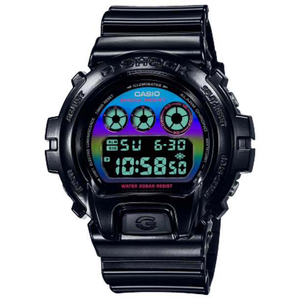 [ของแท้] Casio G-Shock นาฬิกาข้อมือ รุ่น DW-6900RGB-1DR ของแท้ รับประกันศูนย์ CMG 1 ปี