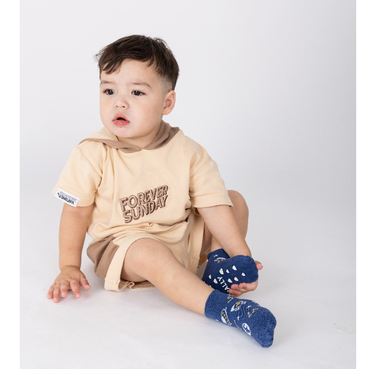 Pally ฺBoxSet 3คู่ ถุงเท้ากันลื่นเด็กเล็กไร้ตะเข็บ Space Collectionสำหรับเด็กเล็ก0-3 ปีขึ้นไป 3 ขนาด - รูปที่ 6