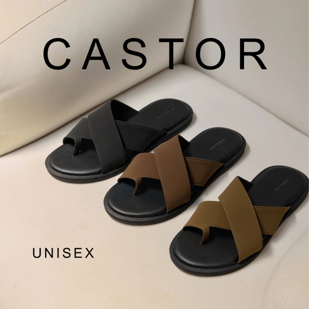 🔥 ลด 30% โค้ดคุ้ม CASTOR รองเท้าแตะสไตล์ minimal งาน craft
