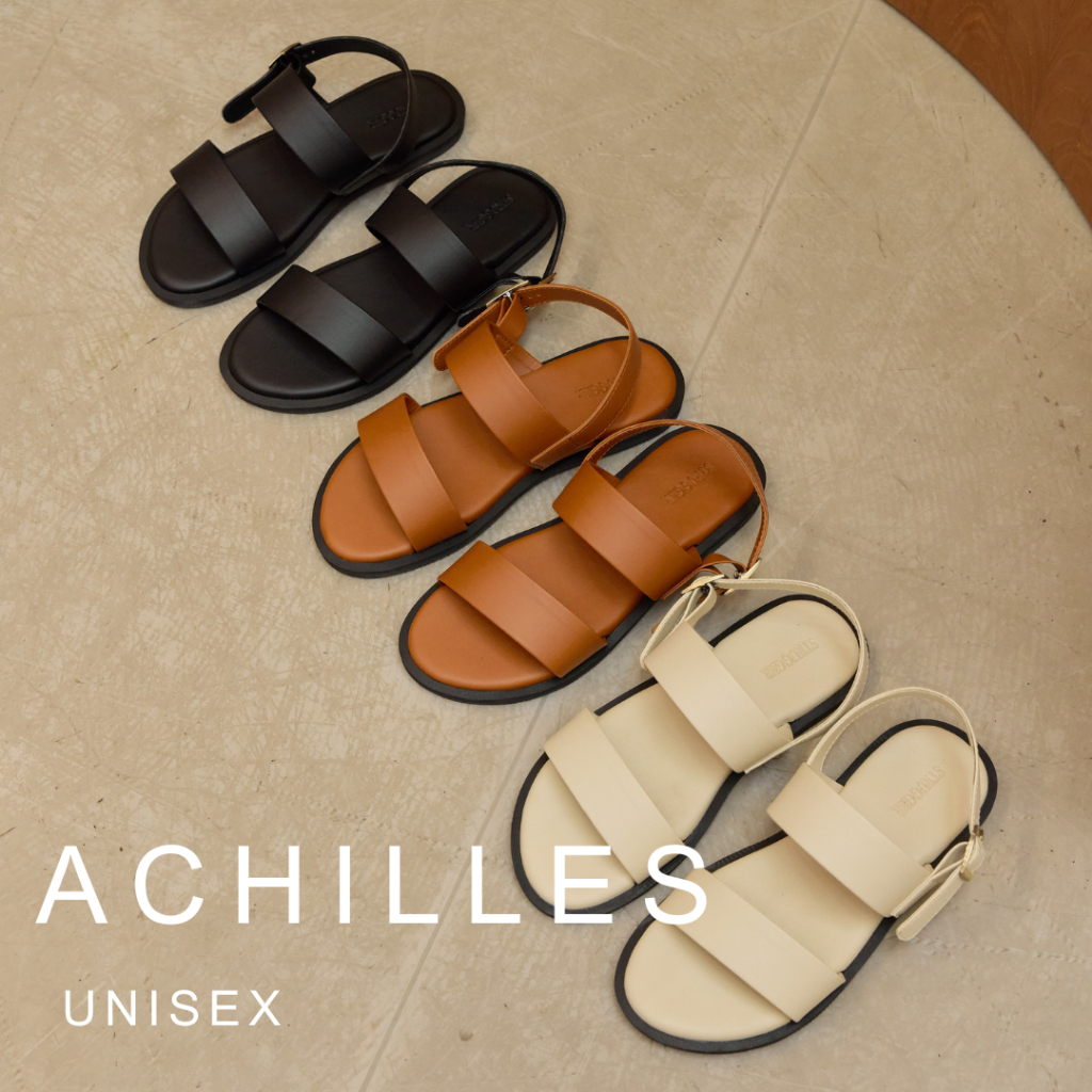 🔥 ลด 30% โค้ดคุ้ม Achilles รองเท้ารัดส้นสไตล์ minimal unisex