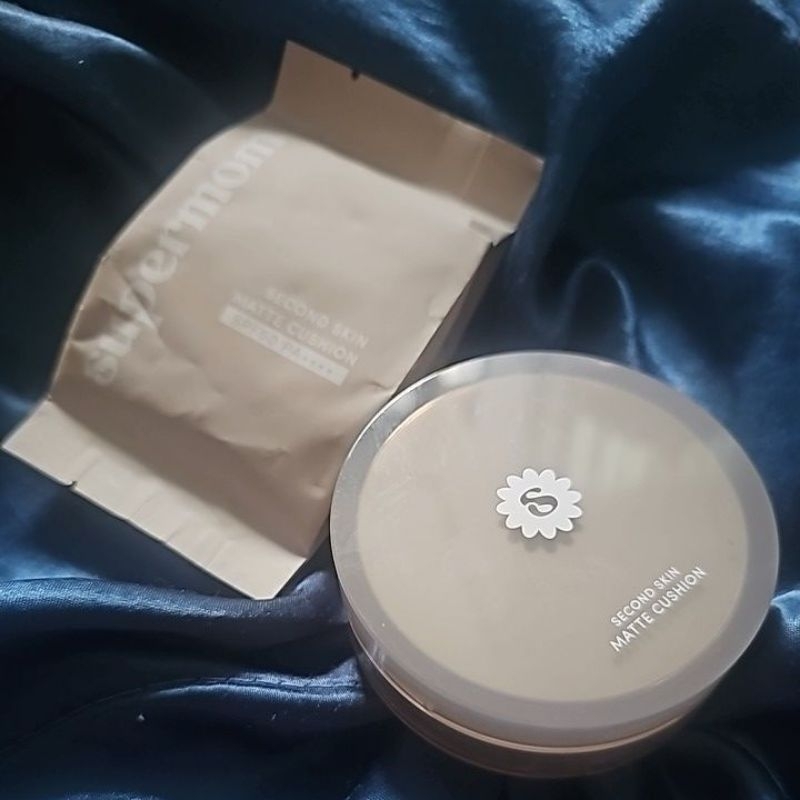 Supermom Second Skin Matte Cushion SPF50 PA++++ คุชชั่น ซูเปอร์มัม สี 01Fair ตลับพร้อมรีฟิล มือสอง