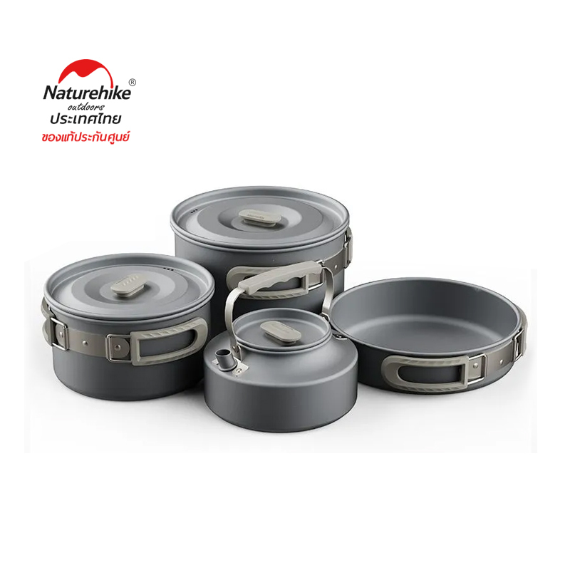 Naturehike Aluminum Alloy Frying Pan Kettle Pot 3003 Aluminum Alloy CNK2450CF010 (1 Set)