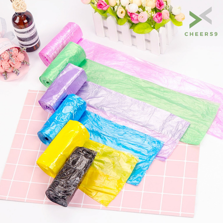ถุงขยะแบบม้วน ถุงขยะแบบฉีก trash bag วัสดุPE เหนียว ไม่ขาดง่าย สะดวก ใช้งานได้ดี Cheers9