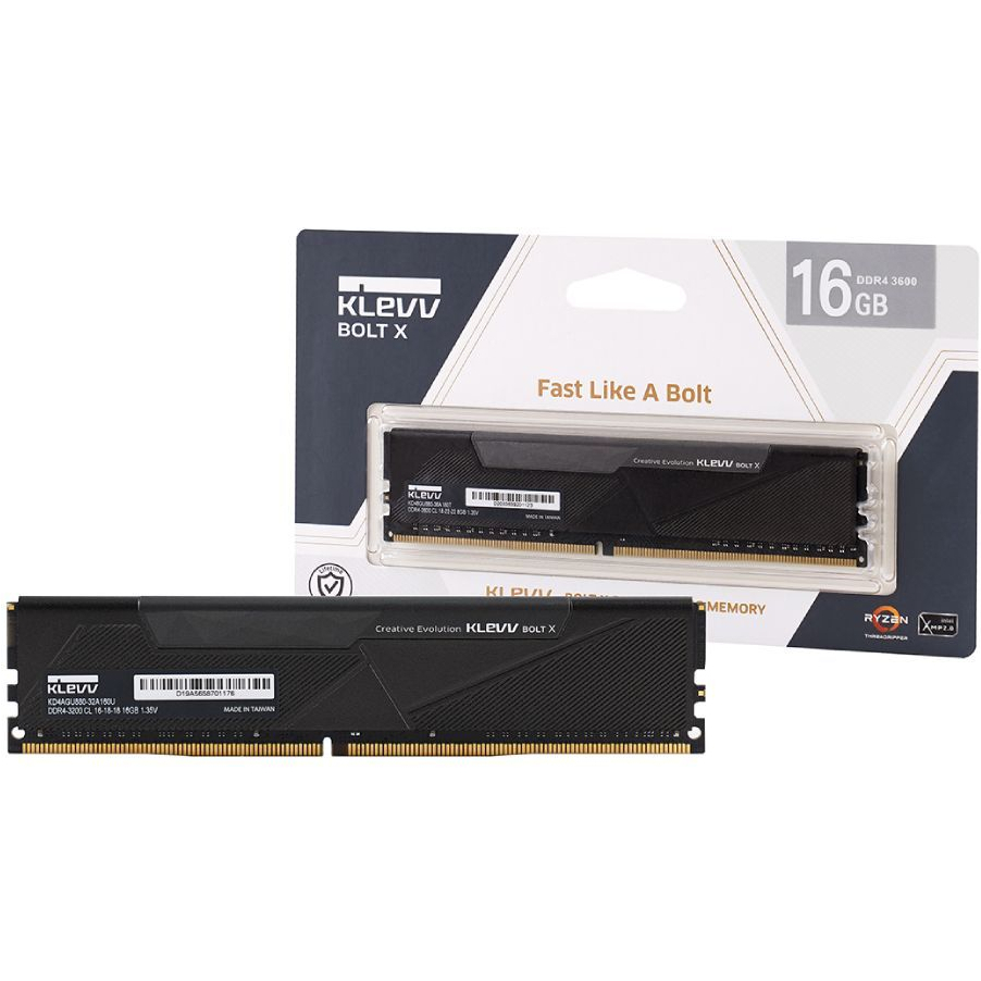 KLEVV BOLT X DDR4 OC Gaming MEMORY 16GB 3200MHz