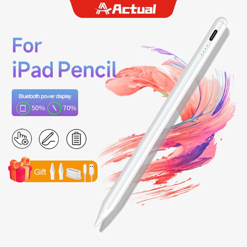 Actual 🇹🇭ปากกาไอแพด Stylus Pen ปากกา ไอแพด ปากกาทัชสกรีน สำหรับไอแพด gen9 for iPad Air5 Air4 Mini6 P