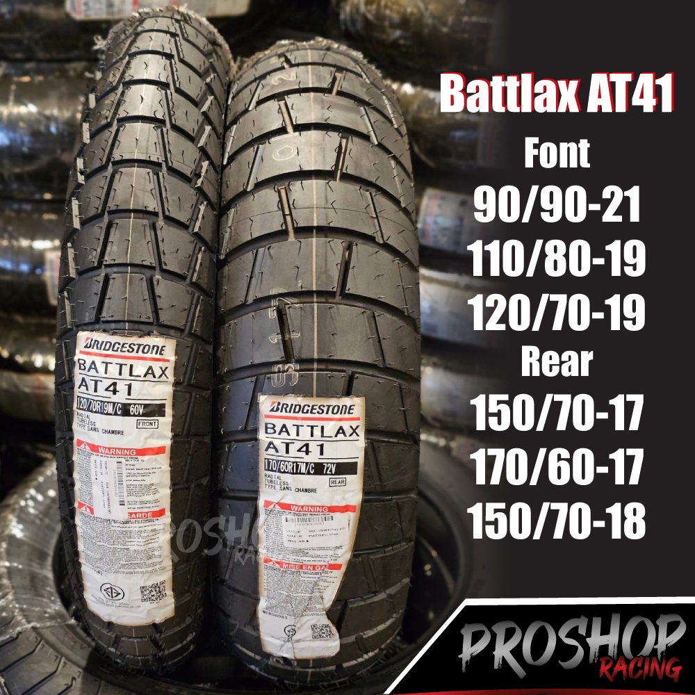 💥ส่งฟรี💥ยาง Bridgestone Battlax AT41 ขอบ 21 18 Africa Twin CB500X F850GS