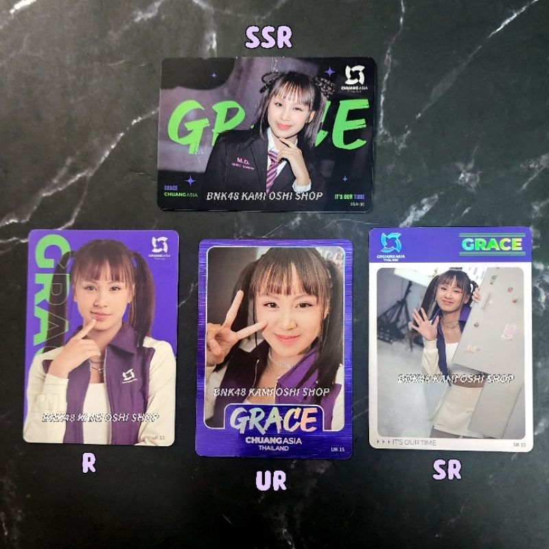 การ์ด เกรซ มินดี้ Chuang Asia ver1 Grace Mindy ( chuangasia 2024 Vancard Rising Star )
