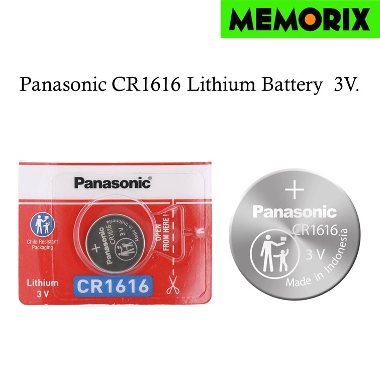 Original ของแท้ 1 ก้อน CR1616 Panasonic Lithium Battery ถ่านลิเธียม