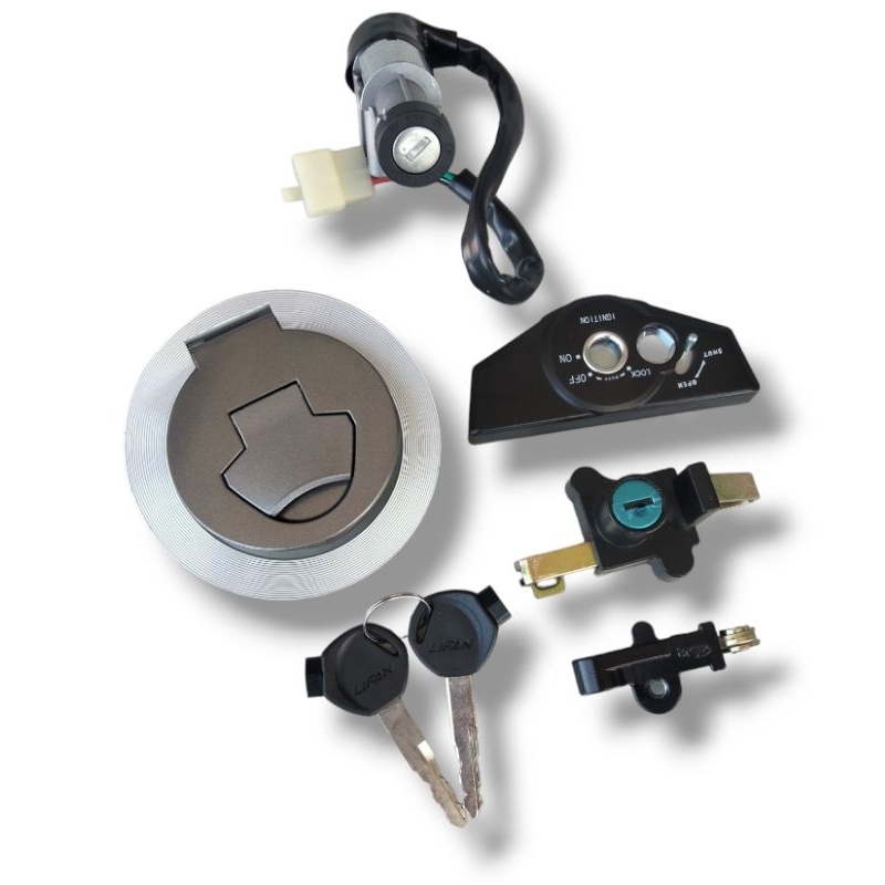 ชุดสวิทช์กุญแจพร้อมฝาถังน้ำมันครบชุด LIFAN KP150