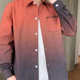 🎉เสื้อเชิ้ตไล่ระดับสีแฟชั่นใหม่👉🏻ล้ำสุดกับดีไซน์ไล่ระดับสีสุดอินเทร์น ไม่เหมือนใคร มี 3 สีให้เลือก