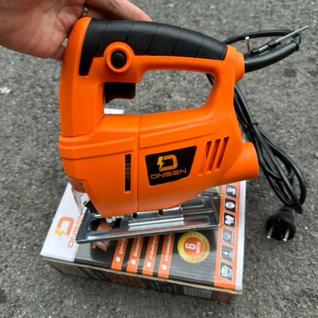 Onsen จิ๊กซอ เลื่อยจิ๊กซอ พร้อมใบตัดไม้ 1ใบ เลื่อยไฟฟ้า เลื่อยฉลุ จิ๊กซอว์ เลื่อย