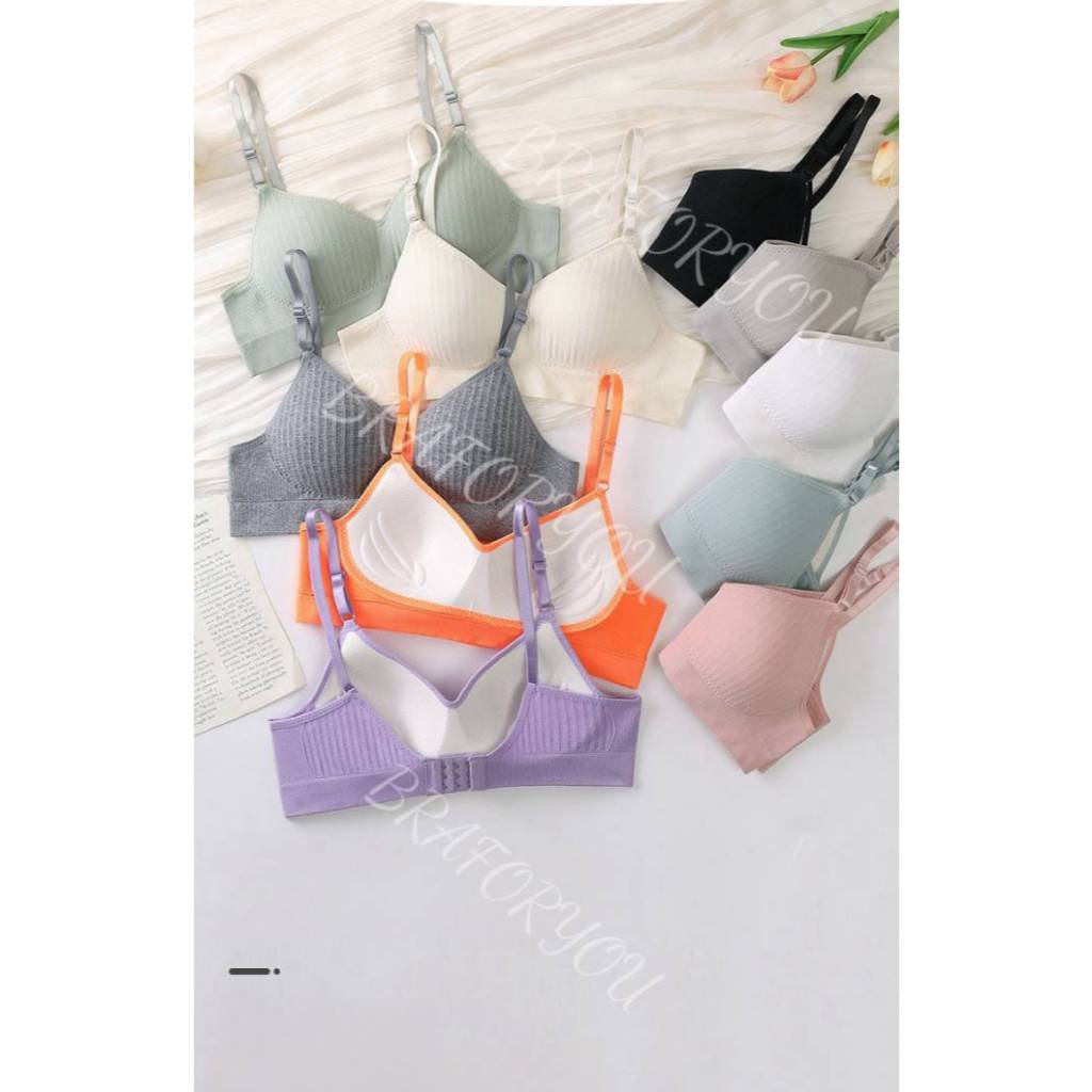 ชุดชั้นในไร้โครงเสริมฟองน้ำ รหัส BFY-815 Women