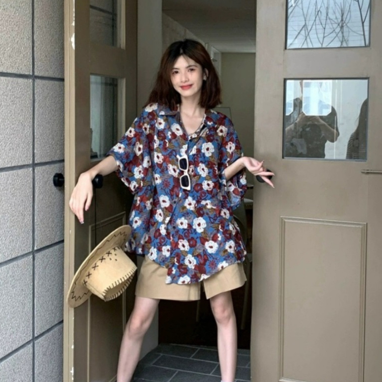 เสื้อเชิ๊แขนสั้น เสื้อใส่เที่ยวทะเล ใส่เดินริมชายหาด เนื้อผ้าดี สวมใส่สบาย ใส่ได้ทั้งชายหญิง ราคา ถูกที่สุด ดีลบีเคเค แกลเลอรีภาพที่ 3