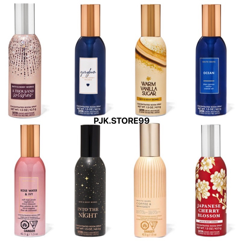 [ฉลากไทย] Bath and Body Works Home Fragrance สเปรย์ฉีดห้อง สเปรย์ฉีดหมอน Room Spray 42.5G.