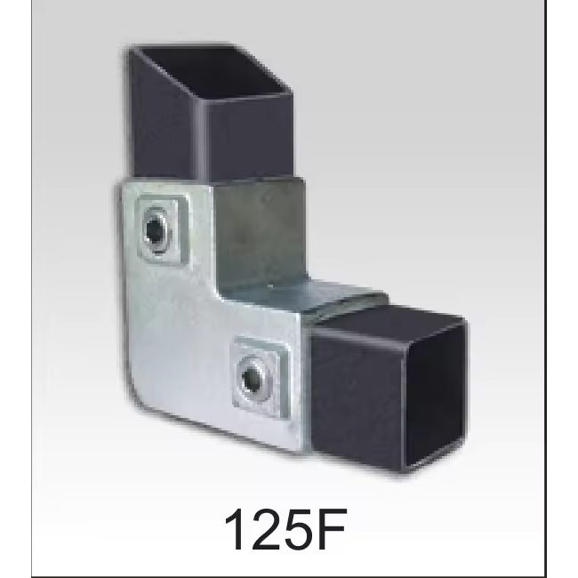 DITMETAL ข้อต่อฉาก90เหล็กกล่องอลูมิเนียมขนาด 1 นิ้ว(25x25mm.) งานโครงสร้าง DIY ชั้นวางของ ราว