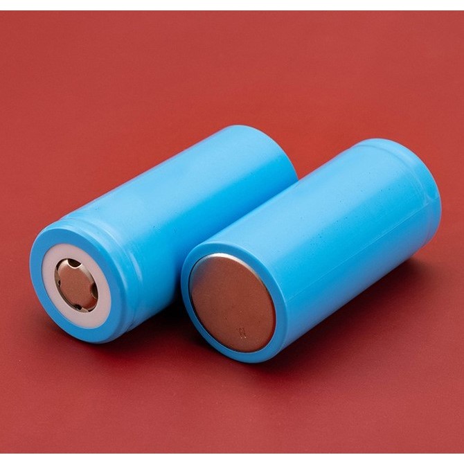 32650 Lithium battery 6000 mAh 3.2V LiFePO4 แบตเตอรี่ลิเธียมแบบชาร์จไฟได้ ความจุเต็ม (1 ก้อน)