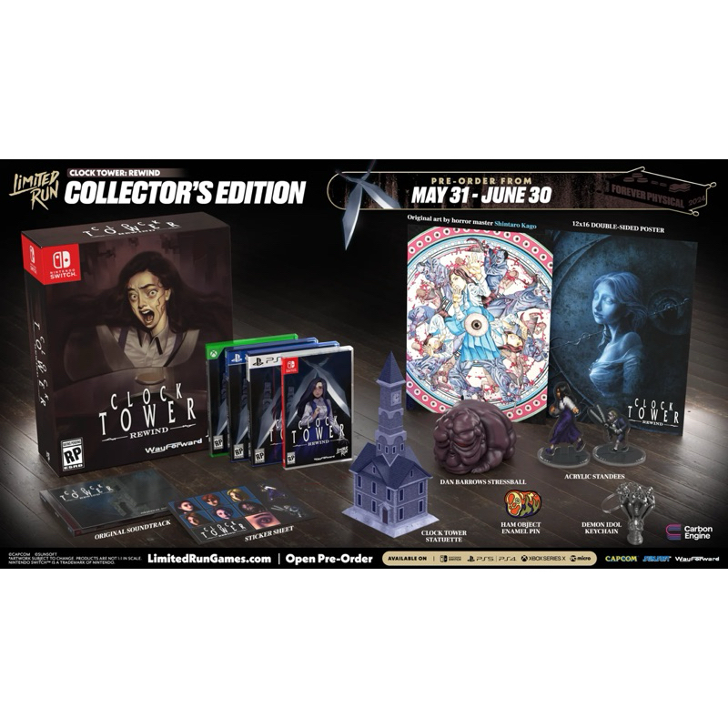 [ชุดสะสมเกมส์ลิขสิทธิ์แท้] CLOCK TOWER REWIND COLLECTOR'S EDITION - PS5 /PS4 / Nintendo Switch /Xbox