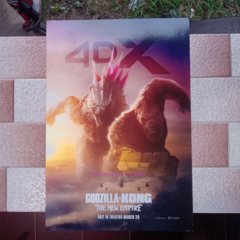 โปสเตอร์หนัง 4DX Poster Godzilla x Kong The New Empire