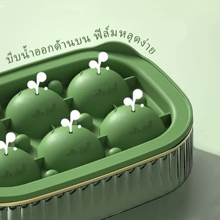 ถาดทำน้ำแข็งวงกลม มินิ 6ช่อง ซิลิโคน
