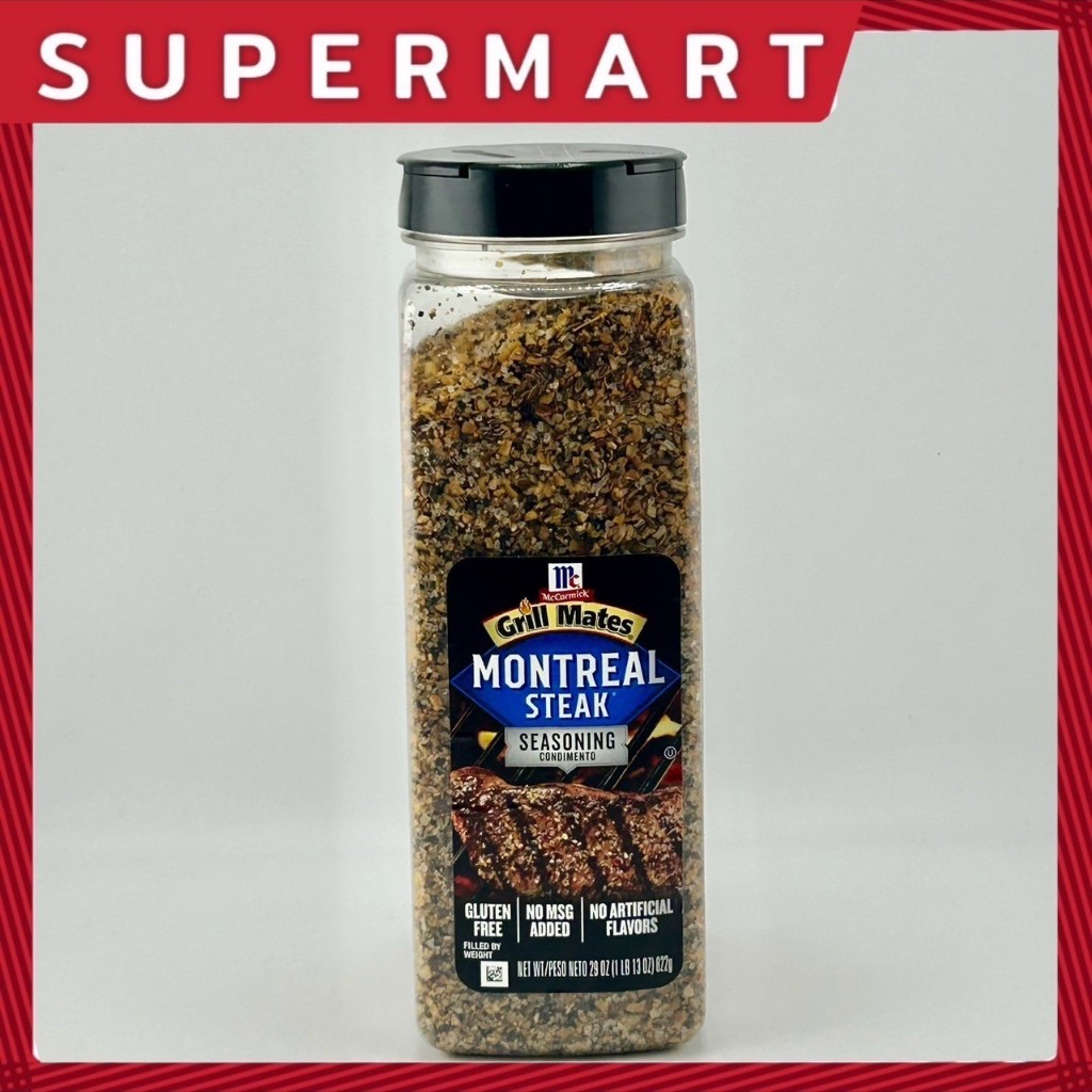 SUPERMART McCormick MONTREAL STEAK 822 g. ผงปรุงรสสเต็ก ขนาด 822 ก. #1115607