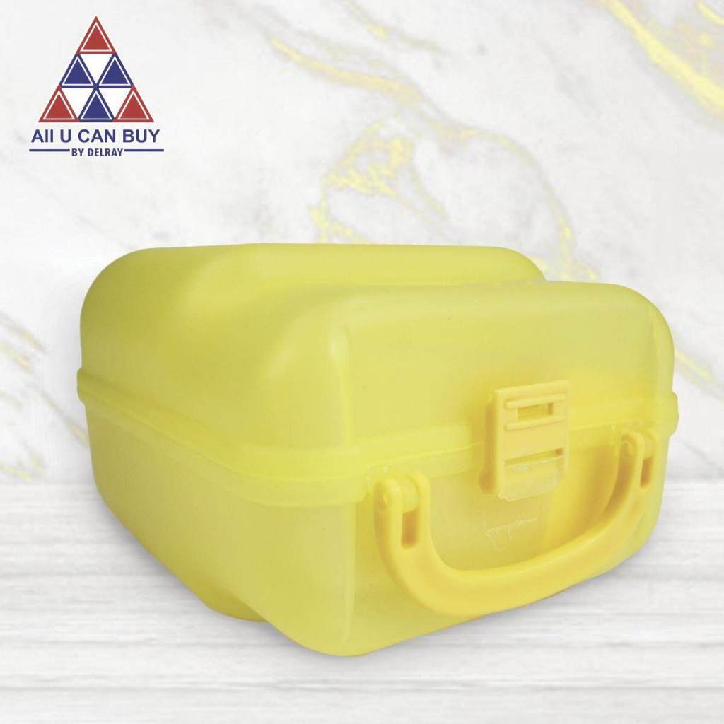 ALL U CAN BUY   ชุดกล่องใส่อาหารสำหรับเด็กสีเหลือง  กล่องใส่อาหาร5ชิ้นชุด สีเหลือง - รูปที่ 2