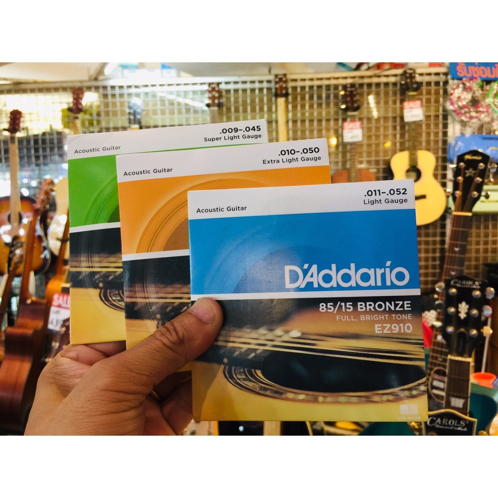 สายกีตาร์โปร่ง D'addario เบอร์ 9-12 EZ-890 EZ-900 EZ-910 EZ-920 🔥พร้อมส่ง🚚ส่งเร็ว